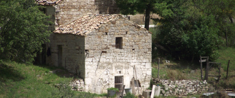 stone country house